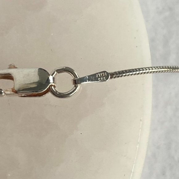 Sterling Silver Inlay Turquoise Teardrop Pendant n - Picture 11 of 14